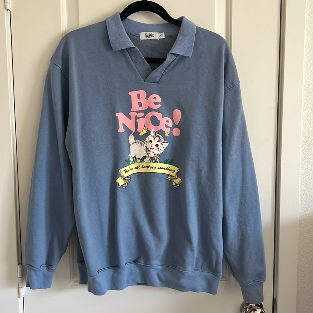 Mayfair BE NICE pullover - Size XS